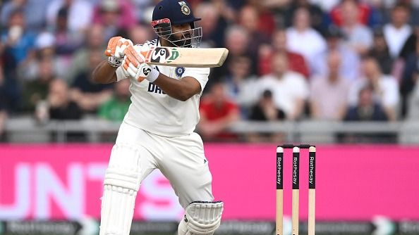 India's star wicketkeeper-batter Rishabh Pant in this frame. (Getty)
