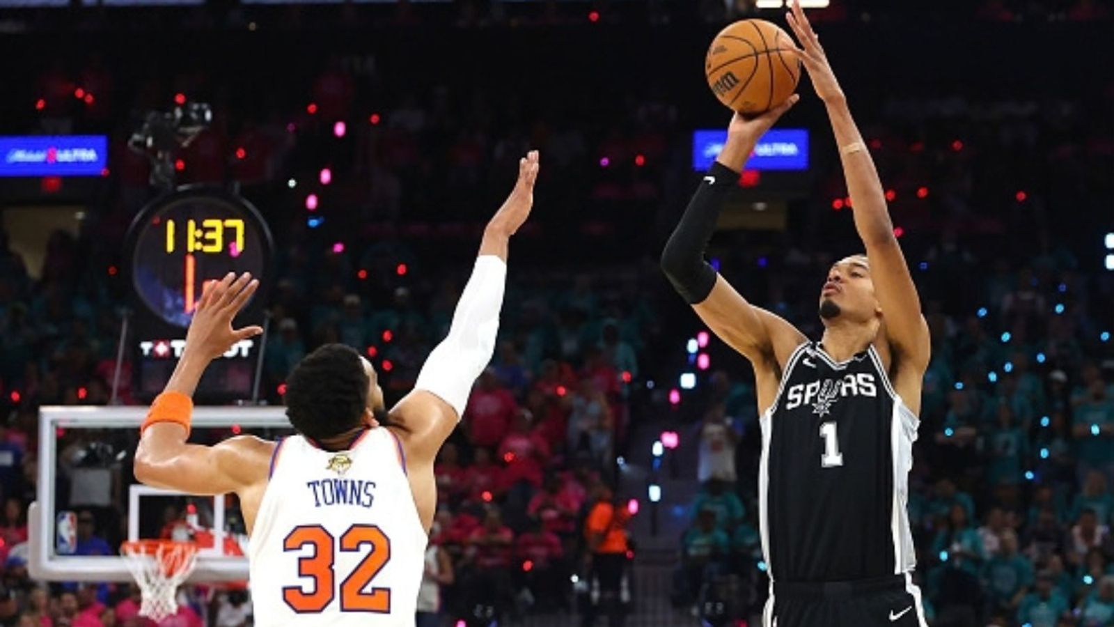 Knicks vs Spurs NBA Finals Game 2 schedule: Date, time, live stream, and more Knicks vs Spurs in the frame (Image via Getty)