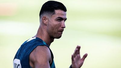 Watch: Fan loses it after Cristiano Ronaldo casually waves back during training Fan loses it after Cristiano Ronaldo casually waves back during training