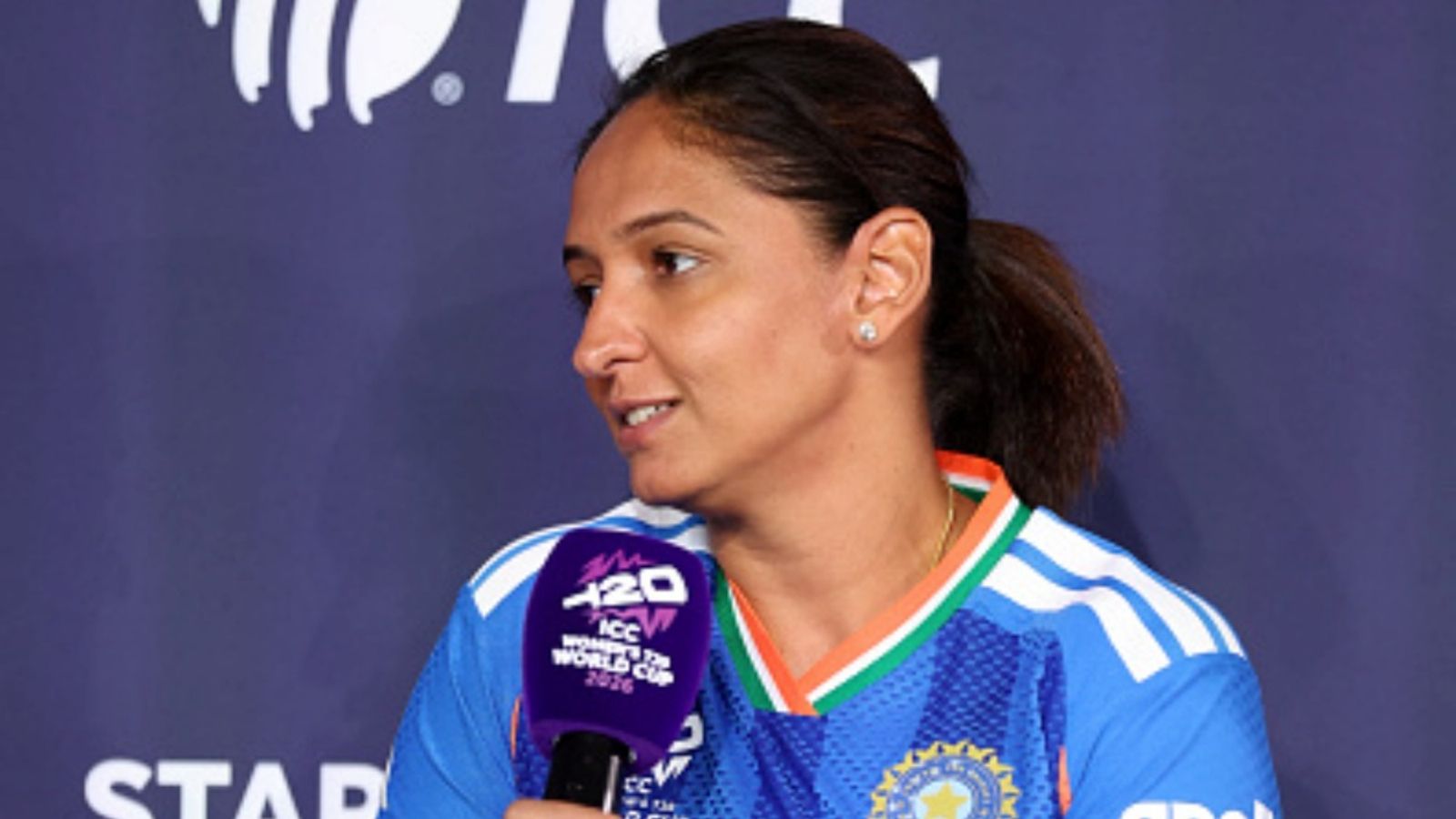 'Why are you asking?': Harmanpreet Kaur left fuming at reporter asking if she’ll retire after T20 World Cup 2026 Harmanpreet Kaur of India at a press conference during the ICC Women's T20 World Cup Captains' Carnival at Waterloo Bridge on June 07, 2026 in London, England.