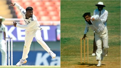 Manav Suthar breaks 46-year-old record on Test debut with 6/33 vs Afghanistan Manav Suthar, Dilip Doshi