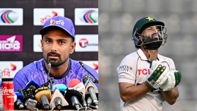 'That shouldn’t have happened': Litton Das slams Mohammad Rizwan's 'unprofessional' behaviour after heated Bangladesh-Pakistan Test series Liton Das and Mohammad Rizwan in this frame. (Getty)