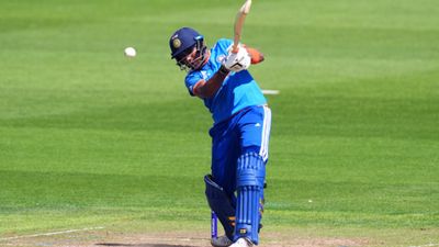 IND-W vs WI-W: Bharti Fulmali, Shreyanka Patil shine as India beat West Indies in T20 World Cup warm-up game Bharti Fulmali in this frame. (Getty)
