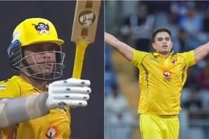 Arjun Tendulkar sends message to LSG with 3/11 & 66-run knock featuring 5 sixes, Shivam Dube applauds: watch video SportsTak