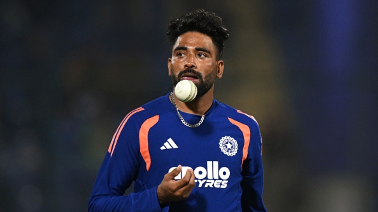Siraj ruled out of T20Is in England & Ireland to manage workload, GT teammate named replacement Mohammed Siraj of India ahead of the ICC Men's T20 World Cup 2026 match against Namibia at Arun Jaitley Stadium on February 12, 2026 in Delhi, India.