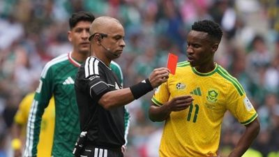 More Reds than goals as referee sends off three in Mexico vs South Africa World Cup thriller More Reds than goals as referee sends off three in Mexico vs South Africa World Cup thriller