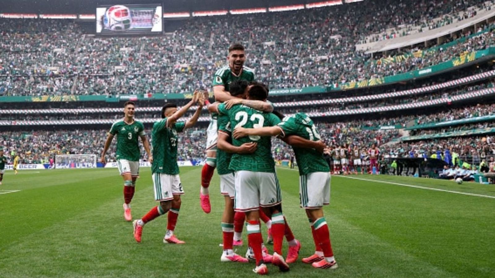Mexican star claims first Superior Player of the Match Award as Mexico stuns South Africa in World Cup opener Mexico vs South Africa in the frame (Image via Getty)