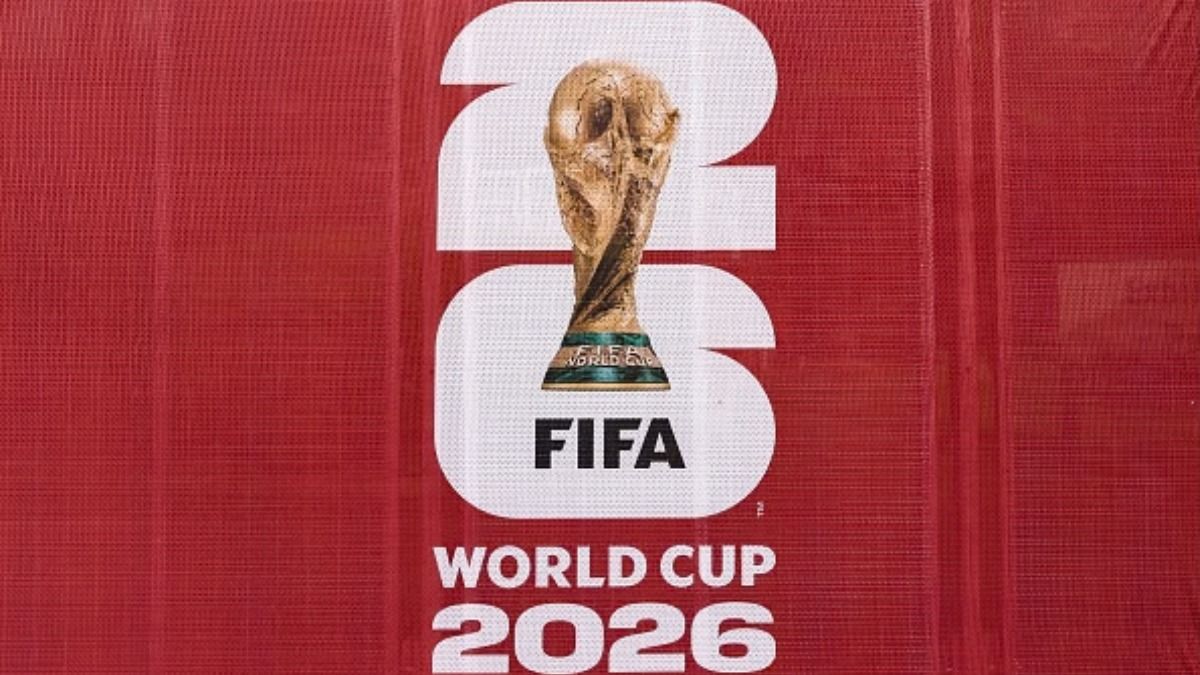 FIFA World Cup schedule for tomorrow, June 14, what teams are playing? Live stream and more FIFA World Cup 2026 logo in the frame (Image via Getty)
