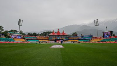 IND vs AFG: Rain delays toss in Dharamshala, when will overs start getting reduced? HPCA Stadium in this frame. (Getty)