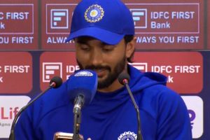 WATCH: Nitish Kumar Reddy pauses press conference to answer mother's call after India's win vs Afghanistan SportsTak