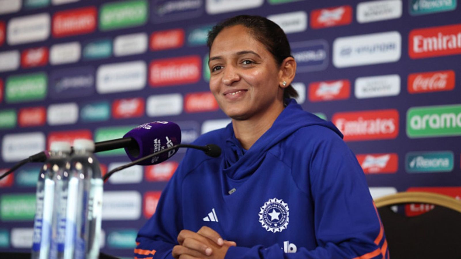 'We only talk about cricket': Harmanpreet Kaur shuts down handshake controversy talk ahead of Pakistan clash in Women's T20 WC Harmanpreet Kaur in this frame. (Getty)