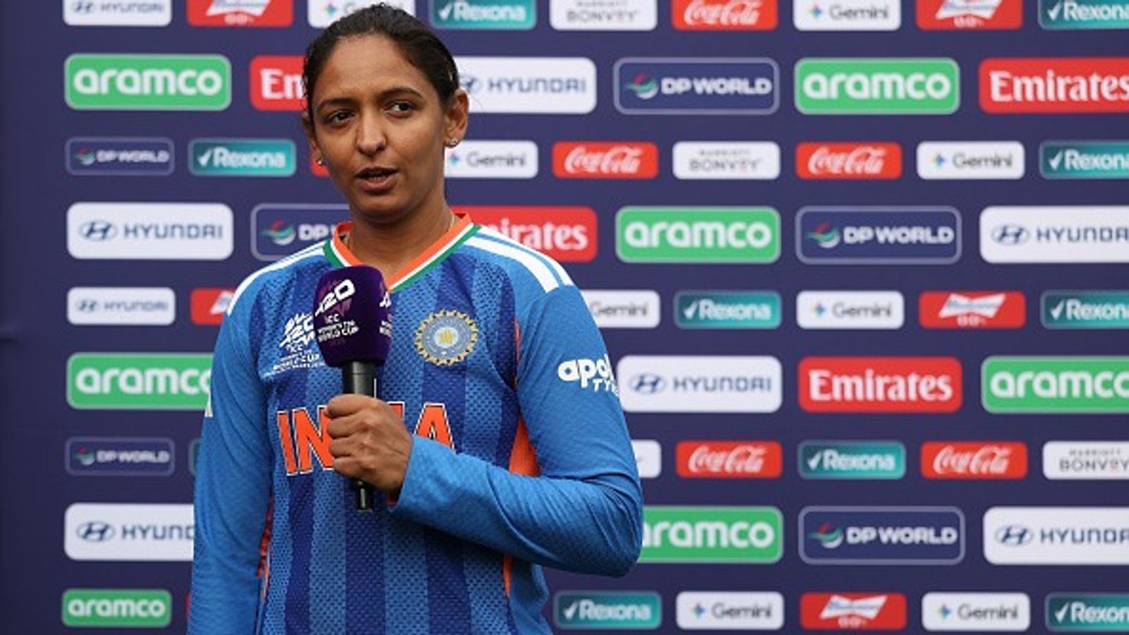 'If it's in my hand, I would love to send her on first ball': Harmanpreet Kaur's big words for India star after routing Pakistan India captain Harmanpreet Kaur in this frame. (Getty)