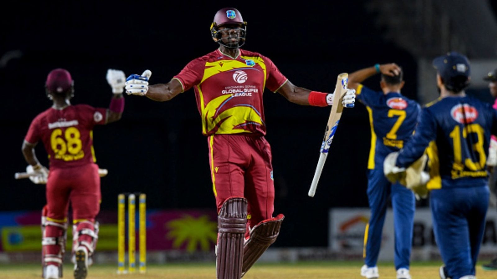 Holder's 3 sixes in 19th over, Joseph's fifer leads West Indies to 5-wicket win in series decider vs Sri Lanka Jason Holder of West Indies celebrates winning the third T20I of the series against Sri Lanka at Sabina Park in Kingston, Jamaica, on June 14, 2026.