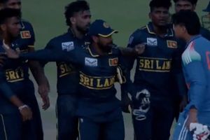 WATCH: Vaibhav Sooryavanshi involved in heated altercation after India A's Super Over loss vs Sri Lanka A SportsTak