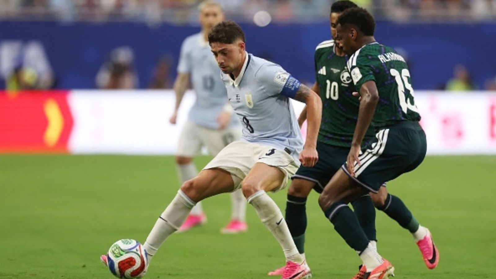 Saudi Arabia and Uruguay share points in FIFA World Cup 2026 opener Saudi Arabia vs Uruguay in the frame (Image via Getty)