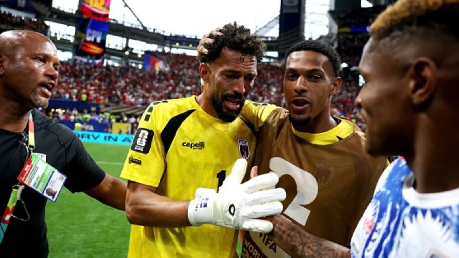 Cape Verde goalkeeper Vozinha in tears as mother missed historic World Cup heroics vs Spain; here's why Cape Verde vs Spain in the frame (Image via Getty)