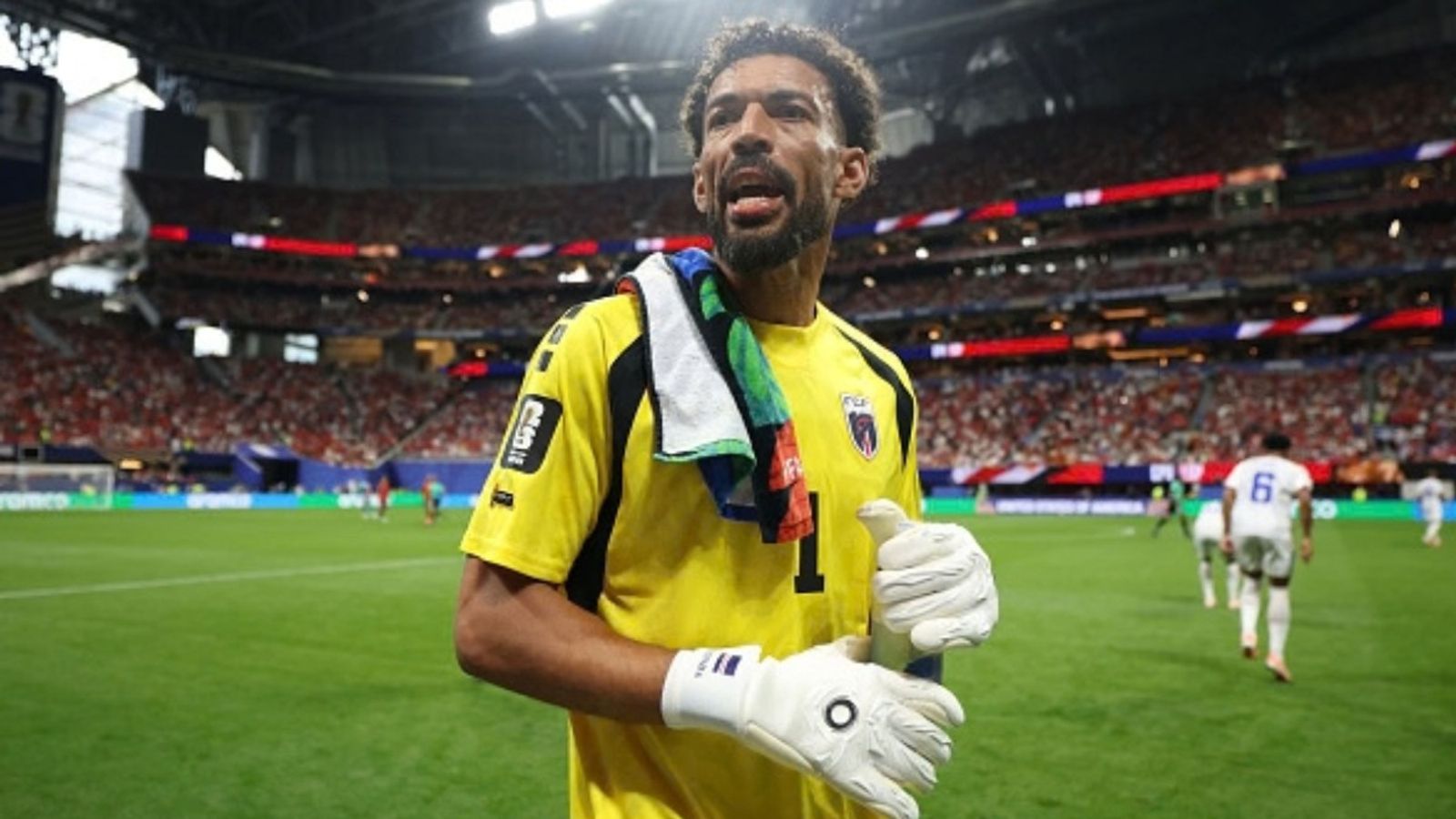 Watch: Cape Verde goalkeeper Vozinha's viral reaction after realising his Instagram followers have rocketed Vozinha in the frame (Image via Getty)