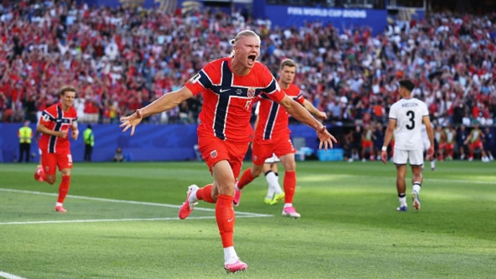 Haaland delivers on FIFA World Cup debut as Norway defeats Iraq 4-1 Norway vs Iraq in the frame (Image via Getty)
