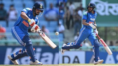 India match South Africa's all-time ODI record after Shubman Gill and Ishan Kishan's batting blitz vs Afghanistan Ishan Kishan and Shubman Gill in this frame. (Getty)