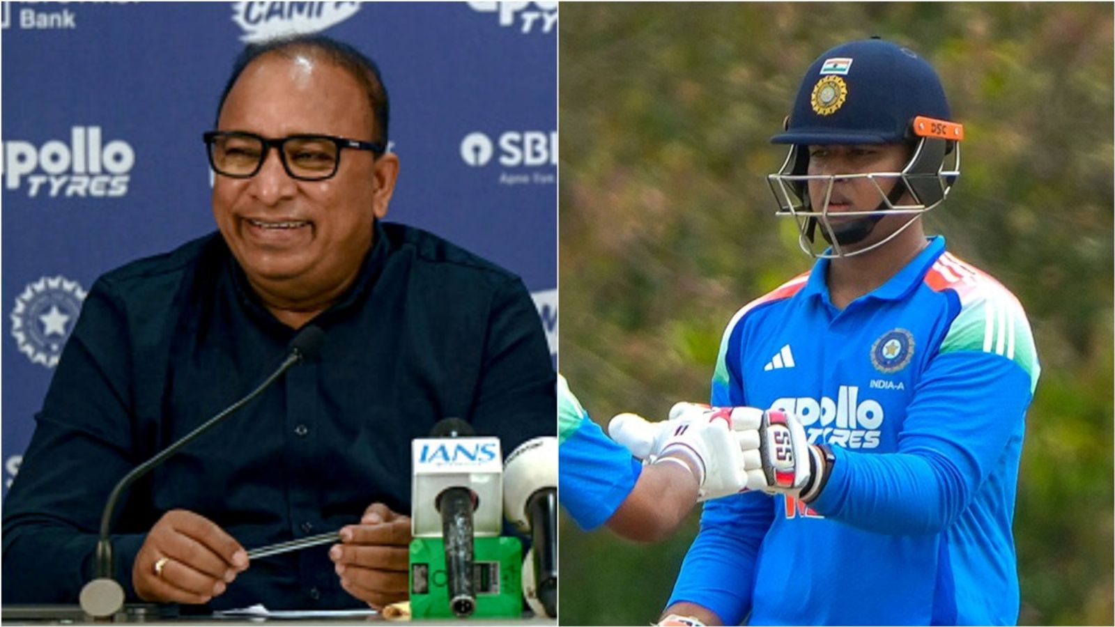 BCCI to send Vaibhav Sooryavanshi's parents on UK tour for T20I debut to 'ease a lot of issues' BCCI secretary Devajit Saikia at a press conference; Vaibhav Sooryavanshi during a match for India A in tri-series on Sri Lanka soil.