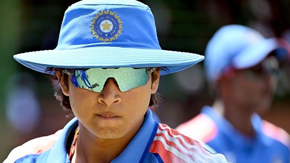 India's batting prodigy Vaibhav Sooryavanshi in this frame. (Getty)