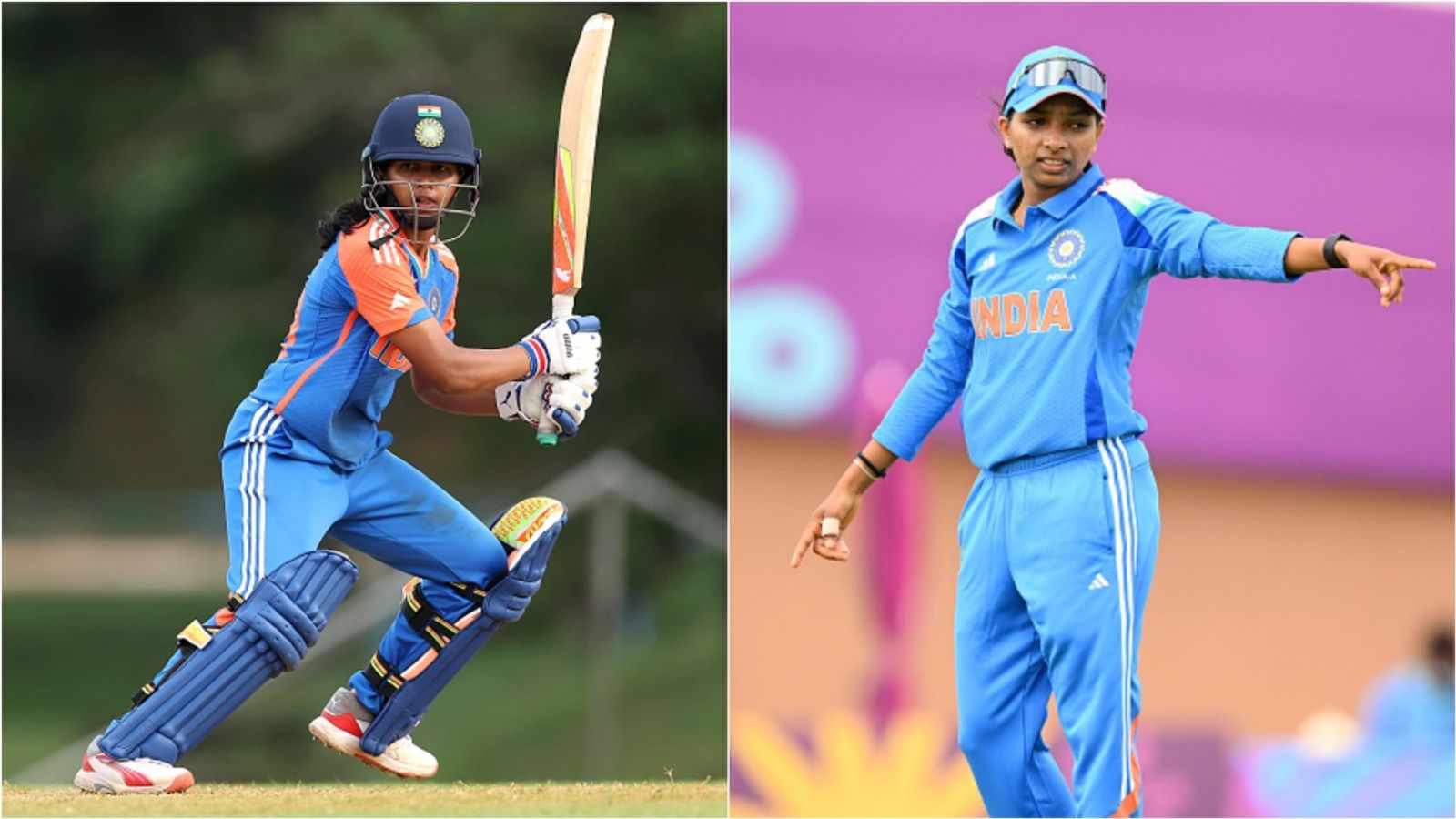 BCCI announces changes to India A T20, One-Day squad for England tour as Prema replaces Shreyanka for T20 World Cup 2026 Niki Prasad and Minnu Mani in action.