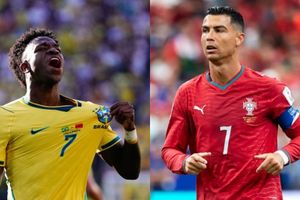 Watch: Brazilian star Vinicius Jr pays homage to Cristiano Ronaldo with iconic celebration at 2026 World Cup SportsTak