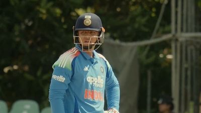 Vaibhav Sooryavanshi goes on rampage, rewrites record books with 94 off 29 vs Sri Lanka A in Tri-Nation A series final Vaibhav Sooryavanshi in this frame. (Getty)