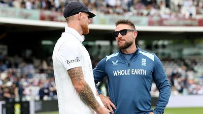 Brendon McCullum ends suspense over Ben Stokes' return in 3rd Test against NZ after ENG's rout at Oval England captain Ben Stokes (L) and head coach Brendon McCullum in this frame. (Getty)