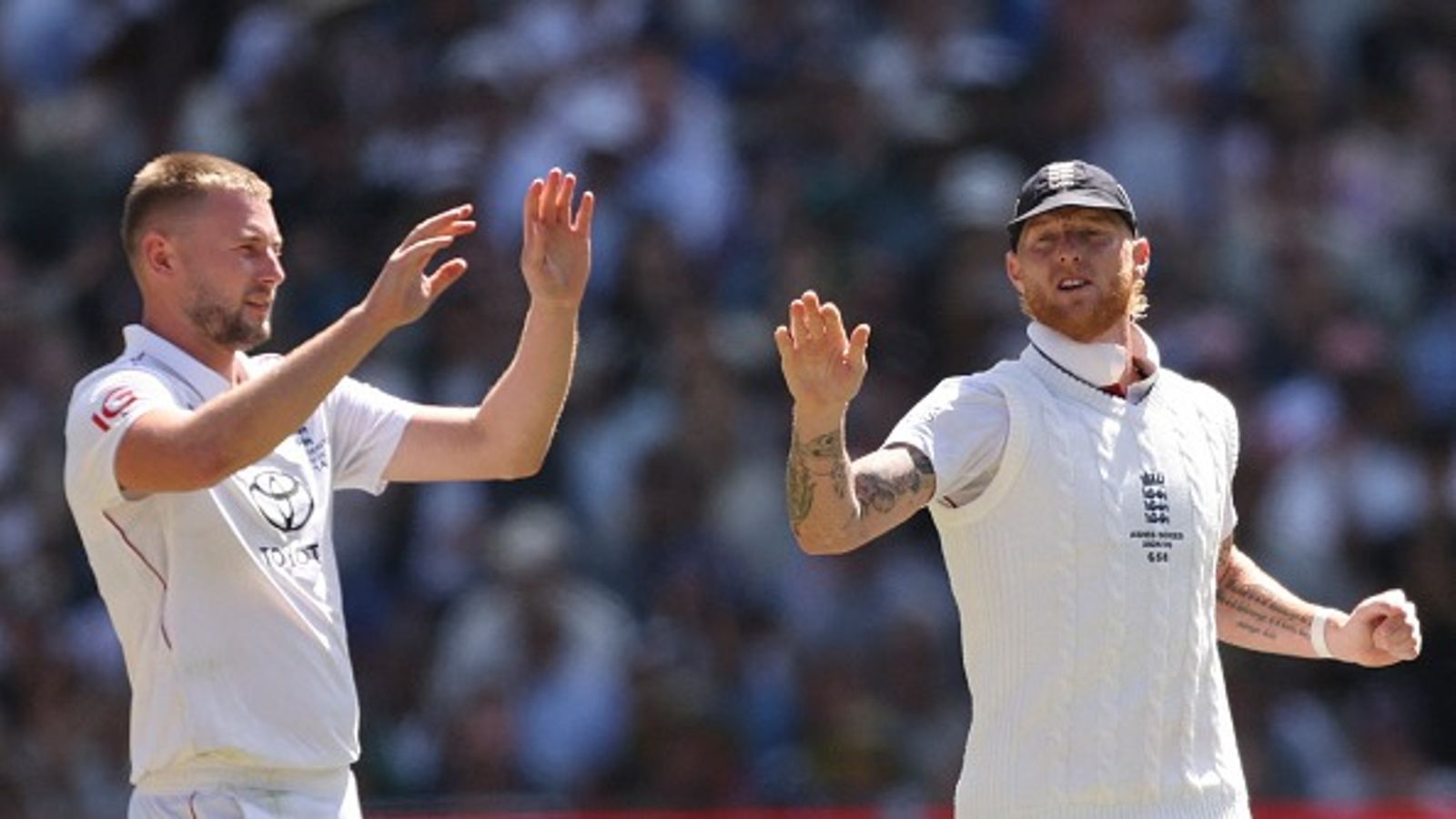 Stokes, Atkinson come clean as England announce squad for second Test against New Zealand England's Gus Atkinson (L) and Ben Stokes in this frame. (Getty)