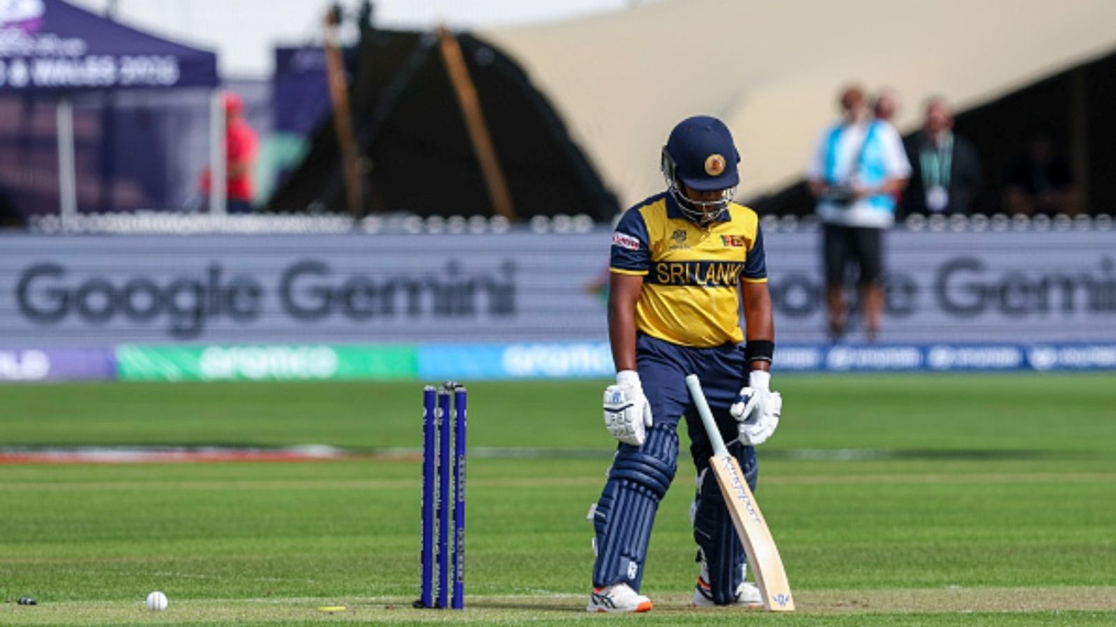 'I'm a failure as captain': Sri Lanka's Chamari left heartbroken as T20 World Cup 2026 semifinal chances blurred after West Indies loss Chamari Athapaththu of Sri Lanka looks at the ground in frustration as she is bowled out during the ICC Women's T20 World Cup Group 2 match against West Indies at Seat Unique Stadium in Bristol, United Kingdom, on June 21, 2026.
