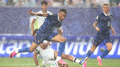 Weather forces first delay of 2026 World Cup match as France-Iraq clash halted in Philadelphia Weather forces first delay of 2026 World Cup match as France-Iraq clash halted in Philadelphia