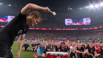 WATCH: Erling Haaland, Martin Ødegaard lead Norway's epic Viking Row celebration after win over Senegal Martin Ødegaard and other Norway players. (Screen Grab)