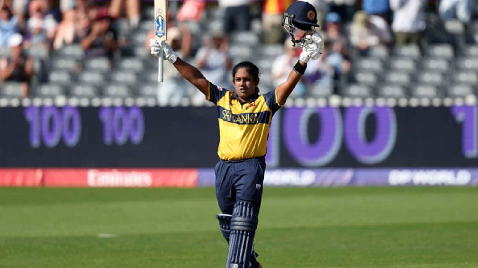 T20 WC 2026: Chamari Athapaththu powers Sri Lanka to commanding nine-wicket win over Ireland Chamari Athapaththu in the frame (Getty)