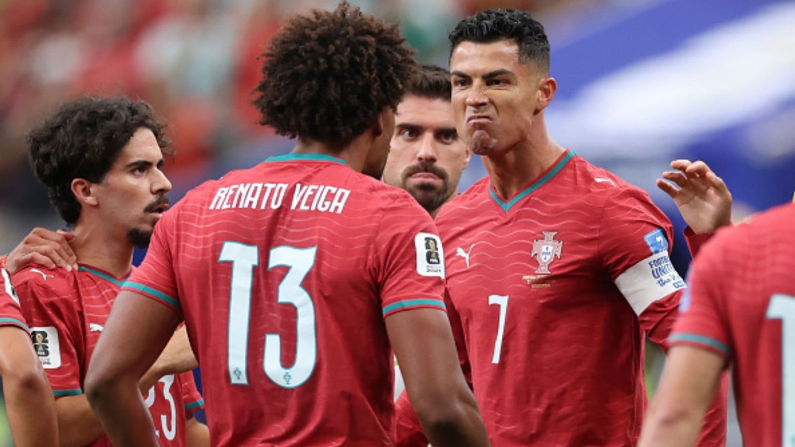 Cristiano Ronaldo's brace helps Portugal thrash Uzbekistan 5-0 in World Cup Portugal vs Uzbekistan in the frame (Image via Getty)