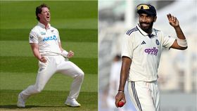 Matt Henry, Jasprit Bumrah Matt Henry, Jasprit Bumrah