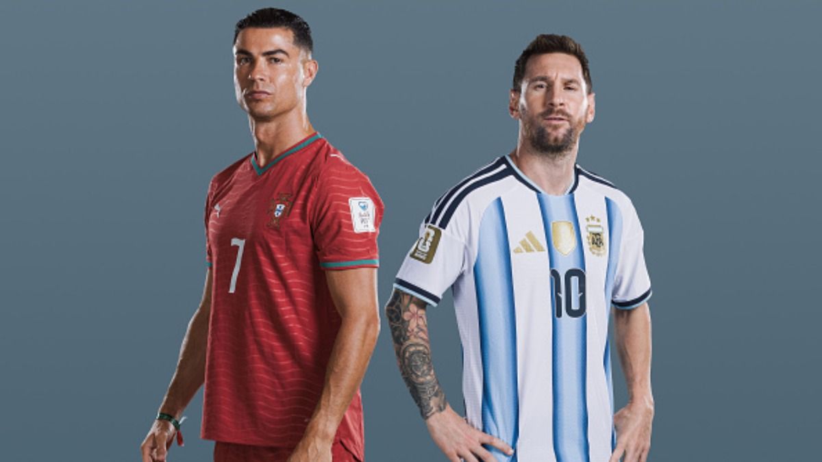 WATCH: Cristiano Ronaldo's blunt response steals spotlight after Messi hat-trick question Cristiano Ronaldo and Lionel Messi in the frame (Getty)