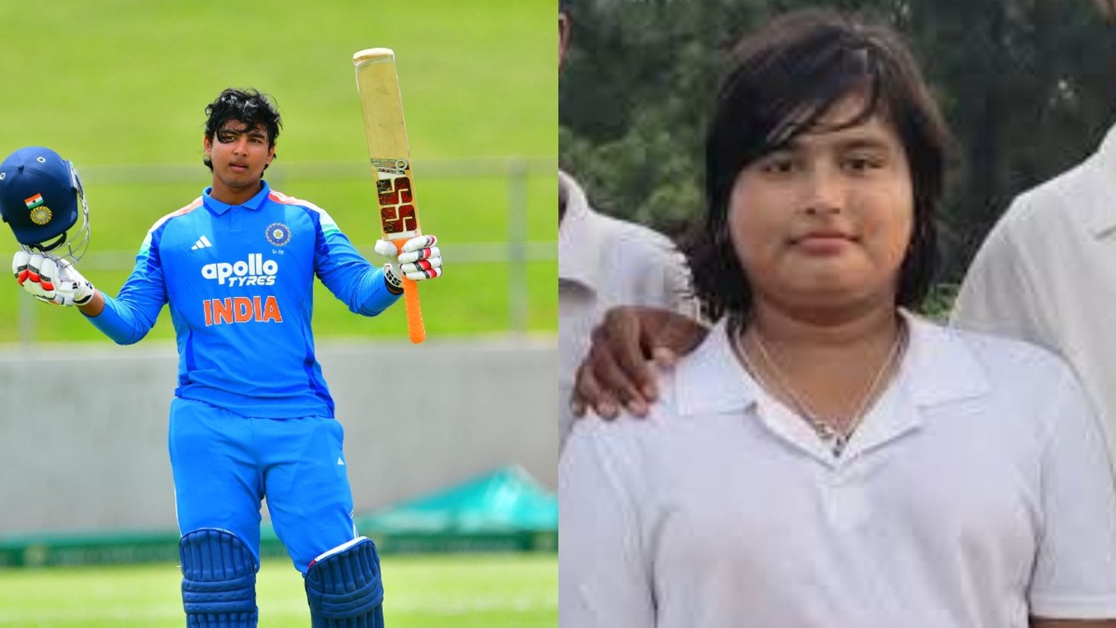 Vaibhav Sooryavanshi's younger brother turns heads with another blistering knock, cracks lightning 168 riding on 19 fours, 6 sixes India's batting sensation Vaibhav Sooryavanshi (L) and his younger brother Aashirwad in frame. (X)