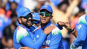 Former India captain Rohit Sharma (L) and star opener Yashasvi Jaiswal in frame. (Getty) Former India captain Rohit Sharma (L) and star opener Yashasvi Jaiswal in frame. (Getty)