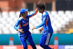 Shree Charani breaks India's all-time record at Women's T20 World Cup with brilliant spell against Bangladesh SportsTak