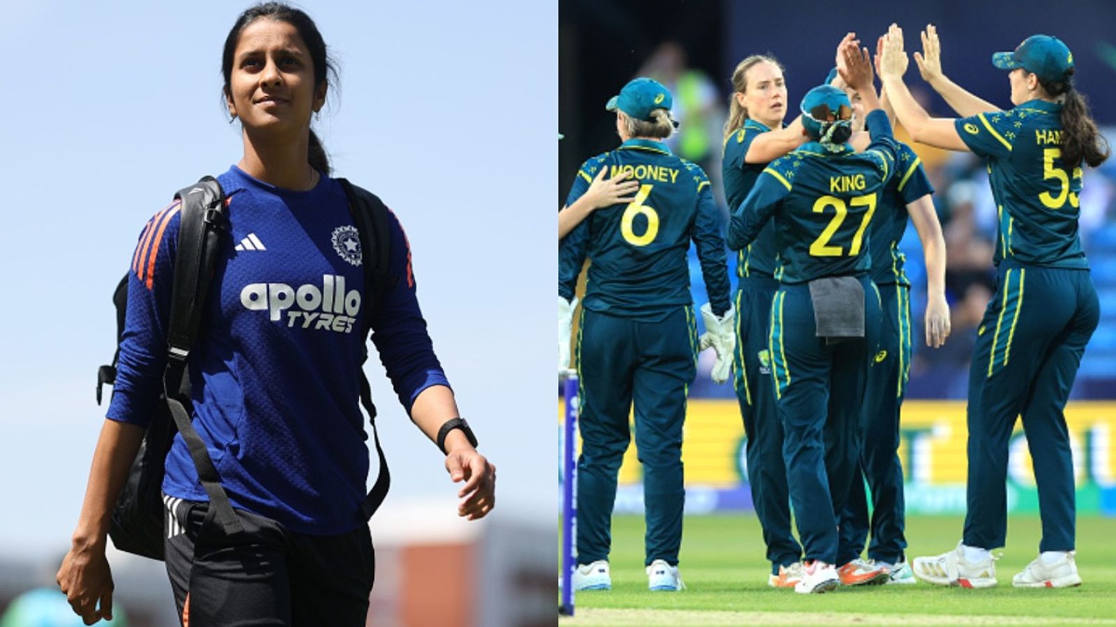 Jemimah Rodrigues knows exactly what India need to do to nail Australia in must-win Women's T20 World Cup 2026 clash India's Jemimah Rodrigues (L) and Australian players in this frame. (Getty)