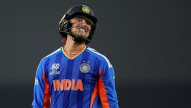 India's explosive opener Abhishek Sharma in this frame. (Getty) India's explosive opener Abhishek Sharma in this frame. (Getty)