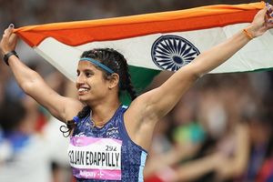 Kerala's Ancy Sojan scripts history, shatters Anju Bobby George's 22-yr-old long jump record SportsTak