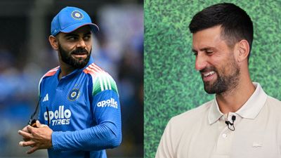 Novak Djokovic makes big revelation on his special bond with Virat Kohli India's batting maestro Virat Kohli (L) and tennis ace Novak Djokovic in frame. (Getty)