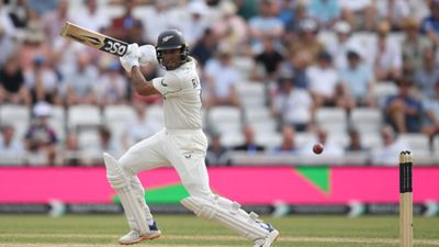 ENG vs NZ, 3rd Test: Rachin Ravindra's unbeaten fifty keeps New Zealand ahead despite Jofra Archer's double strike Rachin Ravindra in this frame. (Getty)