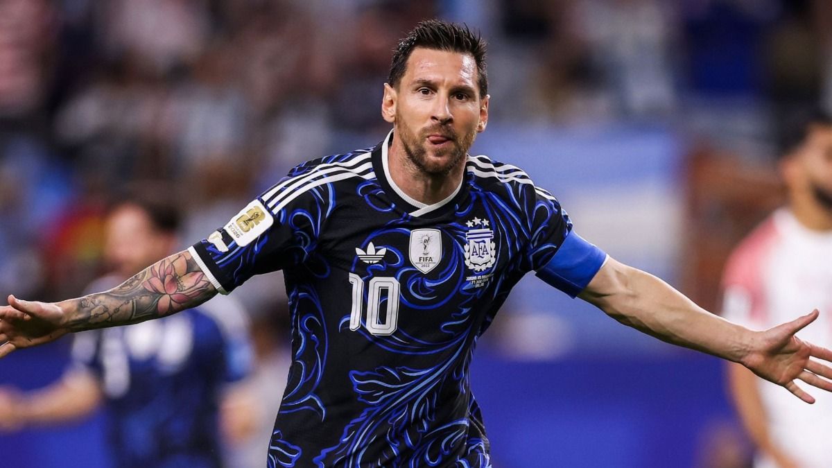 Lionel Messi in this frame. (Getty)