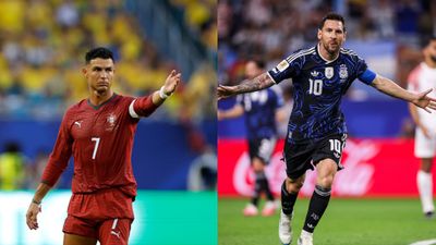 FIFA World Cup 2026 Round of 32 schedule: No Messi vs Ronaldo before final; full knockout fixtures and eliminated teams Cristiano Ronaldo and Lionel Messi in this frame. (Getty)