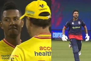 WATCH: Nikhil Chaudhary's last-ball six stuns Texas Super Kings despite Akeal Hosein hat-trick SportsTak