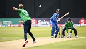 Abhishek Sharma enters unwanted record books with duck against Ireland Abhishek Sharma enters unwanted record books with duck against Ireland