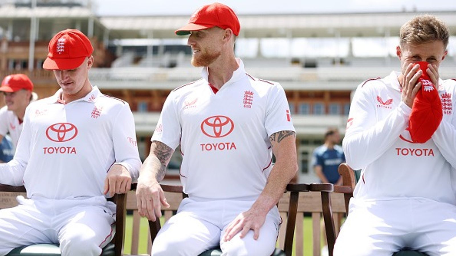 Retired Ben Stokes strongly backs 27-yr-old star to be England's next Test captain, says 'There is a reason why he...' England's Harry Brook, Ben Stokes and Joe Root (R) in this frame. (Getty)